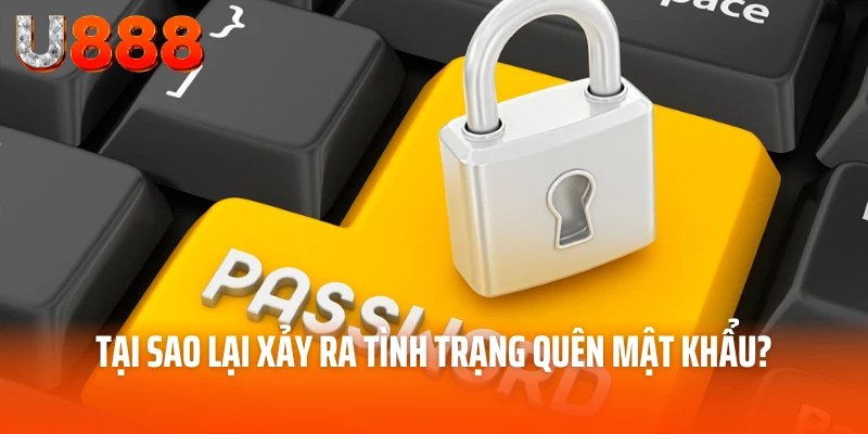 Lấy Lại Mật Khẩu U888 Nhanh Chóng Chỉ Trong Vài Phút 2 Tại sao lại xảy ra tình trạng quên mật khẩu?